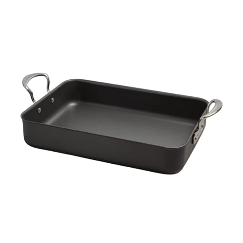 Mermaid Bakeware Hard Anodised Roasting Dish Tray with Classic Handles Made in England - Premium Kitchen from Samuel Groves - Just £106.88! Shop now at Chabrias Ltd