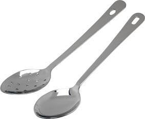 Serving Spoons Options 14 Inch Perforated - Premium Kitchen from Chabrias Ltd - Just £5.99! Shop now at Chabrias Ltd