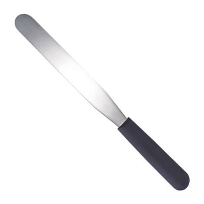 8 Inch Stainless Steel Kitchen Spatula Black Handle by Chabrias LTD - Premium Kitchen from Chabrias Ltd - Just £5.99! Shop now at Chabrias Ltd