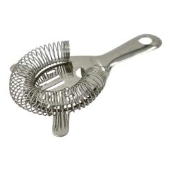 Stainless Steel Cocktail Strainer - Professional 2-Prong Bar Strainer Hawthorne Strainer for Bar, Club, Party - Premium Kitchen from Chabrias Ltd - Just £4.74! Shop now at Chabrias Ltd