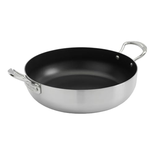 Samuel Groves Stainless Steel Tri Ply Non Stick Chef's Pan Frying Pan Suitable for All Hobs - Made in England - Premium Kitchen from Samuel Groves - Just £159.99! Shop now at Chabrias Ltd