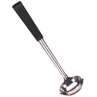 Winware Le Buffet Sauce Ladle 35ml (Polished stainless steel with dishwasher-proof, heat-resistant black handles) - Premium Kitchen from Chabrias Ltd - Just £8.99! Shop now at Chabrias Ltd