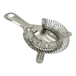 Stainless Steel Cocktail Strainer - Professional 2-Prong Bar Strainer Hawthorne Strainer for Bar, Club, Party - Premium Kitchen from Chabrias Ltd - Just £4.74! Shop now at Chabrias Ltd