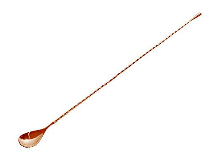 Copper Plated Stainless Steel Long Cocktail Bar Spoon by Chabrias LTD - Premium Kitchen from Chabrias Ltd - Just £12.99! Shop now at Chabrias Ltd