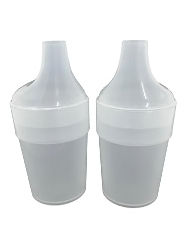 Chabrias Ltd 2 Pack - Clear, Wide Spout, Feeding Beakers - 200ml Autoclavable, Microwave Safe and Spill-Proof UK Made - Premium Kitchen from Chabrias Ltd - Just £8.99! Shop now at Chabrias Ltd