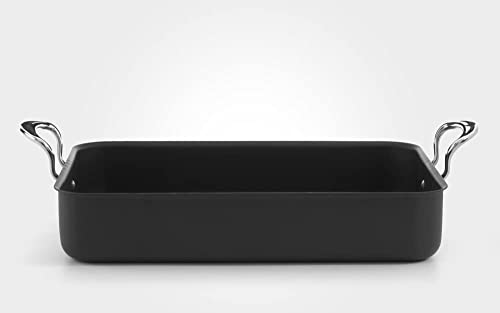 Mermaid Bakeware Hard Anodised Roasting Dish Tray with Classic Handles Made in England - Premium Kitchen from Samuel Groves - Just £106.88! Shop now at Chabrias Ltd