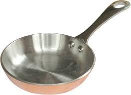 Chabrias Ltd Mini Copper Saucepan/Frying Pan – 10cm x 2cm, Premium Cookware for Starters, Sauces, and Professional Presentation - Premium Kitchen from Chabrias Ltd - Just £23.74! Shop now at Chabrias Ltd
