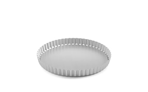 Chabrias Ltd Professional Silver Aluminium Loose Base Fluted Flan Tin, Tart and Quiche Tin - Premium Kitchen from Chabrias Ltd - Just £9.99! Shop now at Chabrias Ltd