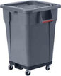 106L Heavy Duty Square Grey Bin with Grey Square Lid and Dolly by Chabrias Ltd - Premium Home from Chabrias Ltd - Just £94.99! Shop now at Chabrias Ltd