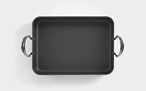 Mermaid Bakeware Hard Anodised Roasting Dish Tray with Classic Handles Made in England - Premium Kitchen from Samuel Groves - Just £106.88! Shop now at Chabrias Ltd