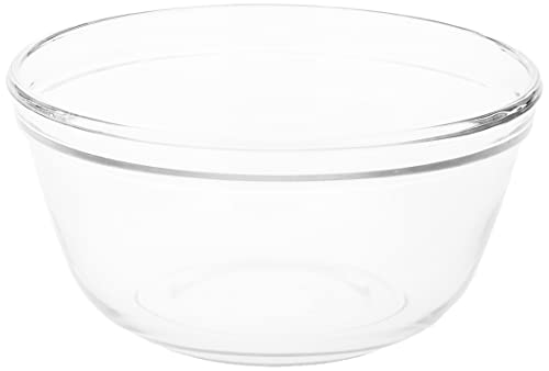 Anchor Hocking 81575 2.5 Litre Glass Mixing Bowl Batter Bowl Toughened Glass - Premium Home from Chabrias Ltd - Just £7.78! Shop now at Chabrias Ltd