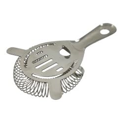 Stainless Steel Cocktail Strainer - Professional 2-Prong Bar Strainer Hawthorne Strainer for Bar, Club, Party - Premium Kitchen from Chabrias Ltd - Just £4.74! Shop now at Chabrias Ltd