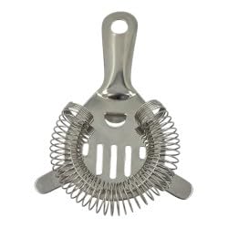 Stainless Steel Cocktail Strainer - Professional 2-Prong Bar Strainer Hawthorne Strainer for Bar, Club, Party - Premium Kitchen from Chabrias Ltd - Just £4.74! Shop now at Chabrias Ltd