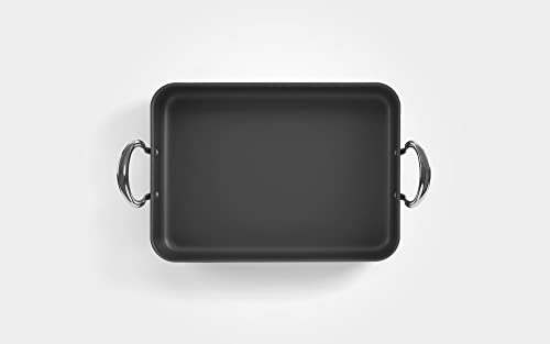 Mermaid Bakeware Hard Anodised Roasting Dish Tray with Classic Handles Made in England - Premium Kitchen from Chabrias Ltd - Just £87.50! Shop now at Chabrias Ltd