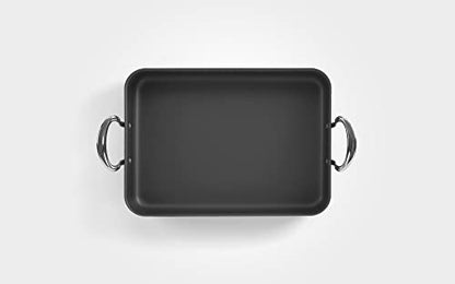 Mermaid Bakeware Hard Anodised Roasting Dish Tray with Classic Handles Made in England - Premium Kitchen from Chabrias Ltd - Just £87.50! Shop now at Chabrias Ltd