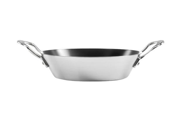 Samuel Groves Stainless Steel Non Stick 3-Ply Paella Pan – Rapid Heat Distribution, Durable Design, Riveted Handles, Induction Compatible, UK Made - Premium Kitchen from Samuel Groves - Just £99.99! Shop now at Chabrias Ltd