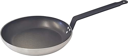 Chabrias Professional Heavy Duty Non Stick Frying Pan 4mm Aluminium - Black/Silver Made in England - Premium Kitchen from Chabrias Ltd - Just £19.94! Shop now at Chabrias Ltd