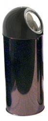 Chabrias Stainless Steel Kitchen Bin - Hygienic, Easy to Use, 55L Capacity, Push Top Lid, - Premium BISS from Chabrias Ltd - Just £42.74! Shop now at Chabrias Ltd