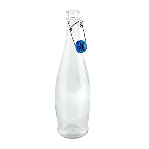 Chabrias Ltd 2 Glass Water Bottle With Swing Top Capacity: 1 Litre Borgonovo Made In Italy - Premium Home from Chabrias Ltd - Just £7.99! Shop now at Chabrias Ltd