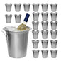 24 Pack - Premium Stainless Steel Ice Bucket 4.5L - Wine & Champagne Drinks Cooler for Parties, BBQs & Home Bars - Premium  from Chabrias Ltd - Just £279.99! Shop now at Chabrias Ltd