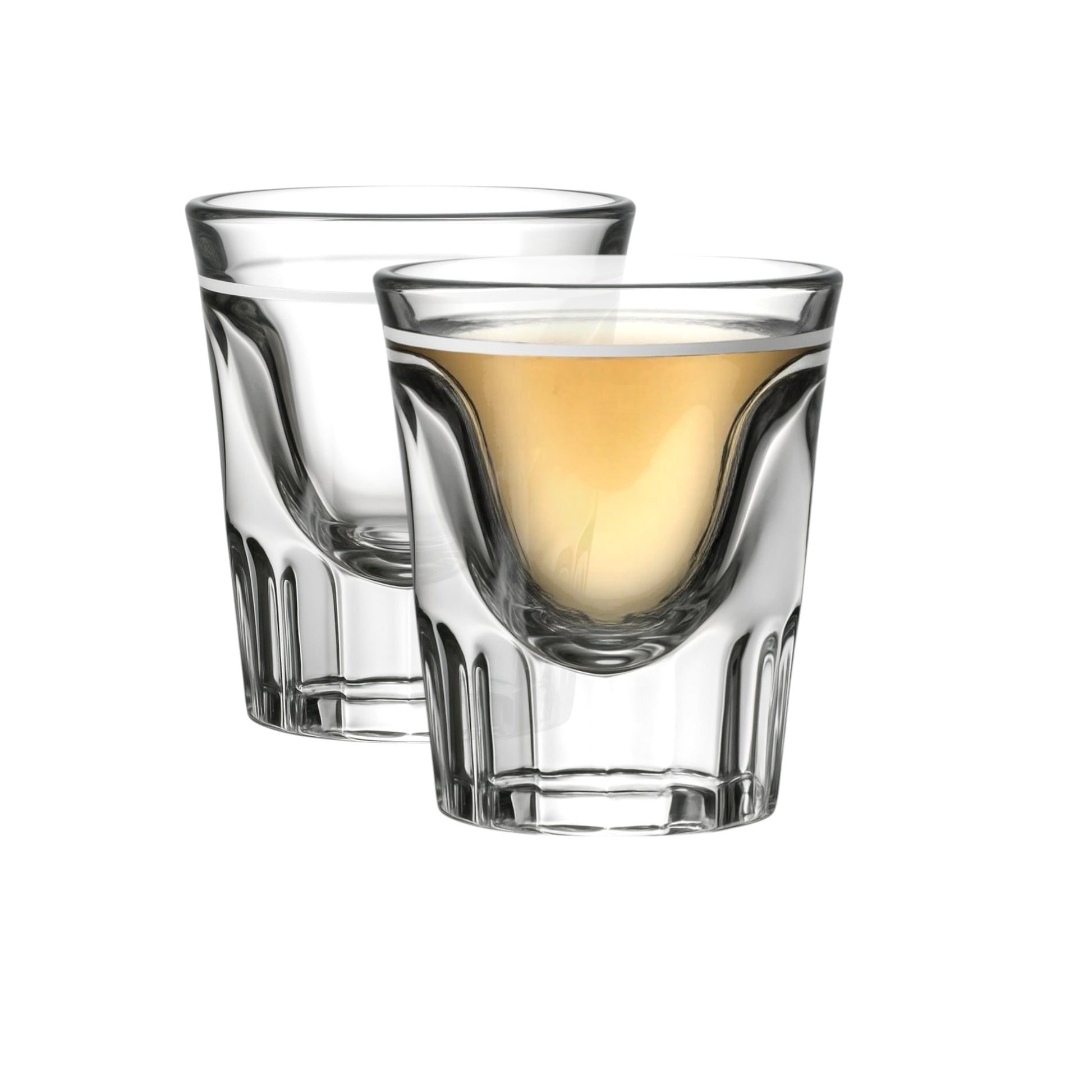 Whiskey Shot Glass 2oz with 1oz Line (2 pack) - Premium Kitchen from Chabrias Ltd - Just £6.99! Shop now at Chabrias Ltd