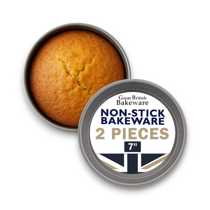 Non-Stick Sandwich Cake Tin, 7" (2 piece) - Premium Kitchen from Chabrias Ltd - Just £9.49! Shop now at Chabrias Ltd