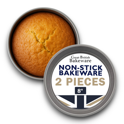 Non-Stick Sandwich Cake Tin, 8" (2 piece) - Premium Kitchen from Chabrias Ltd - Just £9.99! Shop now at Chabrias Ltd