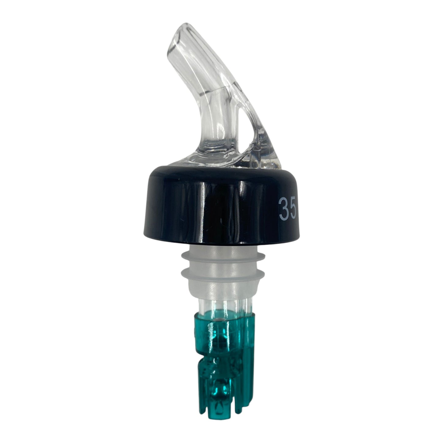 35ml Clear Measured Liquor Bottle Pourers UK Made 6 Pack