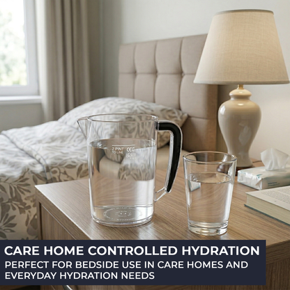 2 pint plastic jug serving water juice and cold drinks everyday use