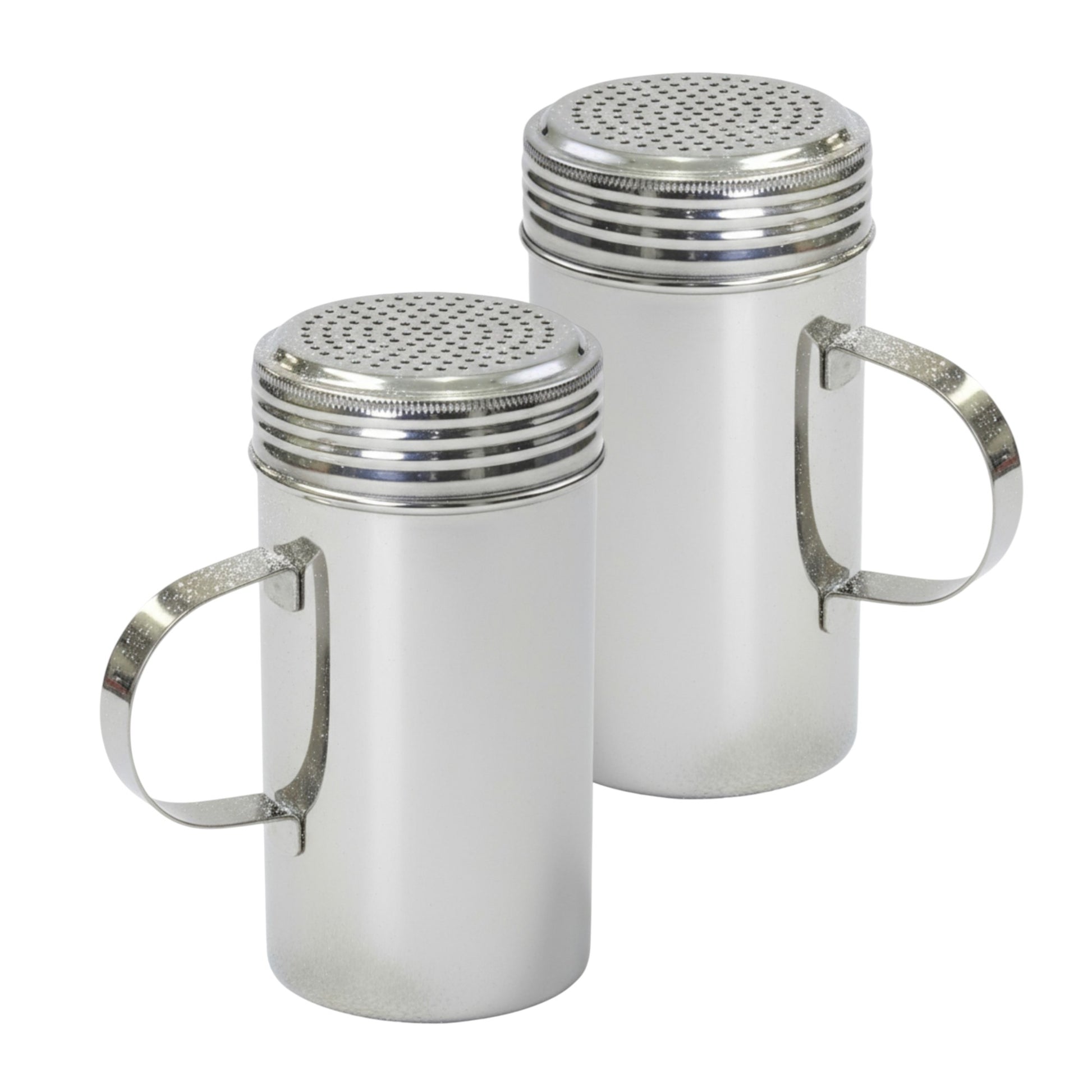 16oz Stainless Steel Flour & Sugar Dredger with Handle and Perforated Lid (2 Pack) - Premium Home from Chabrias Ltd - Just £9.99! Shop now at Chabrias Ltd
