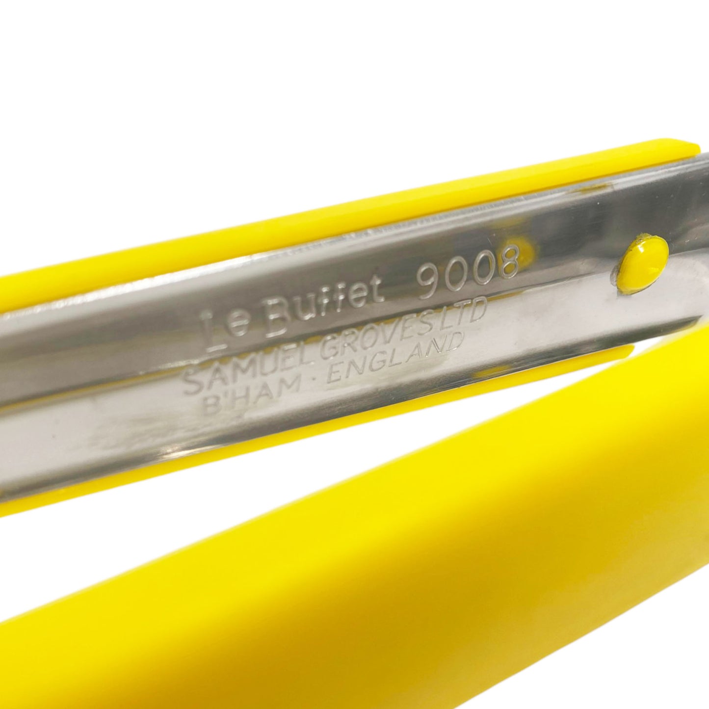 Le Buffet Stainless Steel Serving Tongs – Colour Coded Handles (Yellow) - Premium Kitchen from Chabrias Ltd - Just £7.99! Shop now at Chabrias Ltd