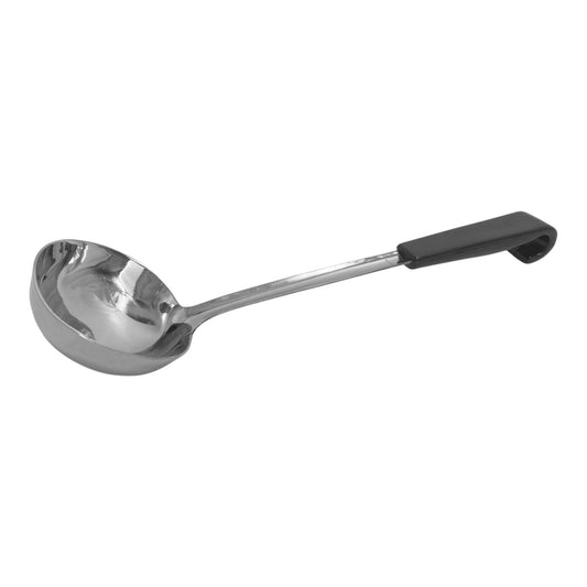 Le Buffet 4oz Soup Ladle – Stainless Steel with Heat-Resistant Handle (Black) - Premium Kitchen from Chabrias Ltd - Just £7.99! Shop now at Chabrias Ltd