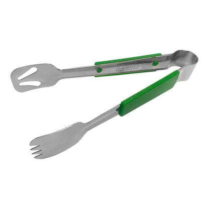 Le Buffet Stainless Steel Serving Tongs – Colour Coded Handles (Green) - Premium Kitchen from Chabrias Ltd - Just £7.99! Shop now at Chabrias Ltd