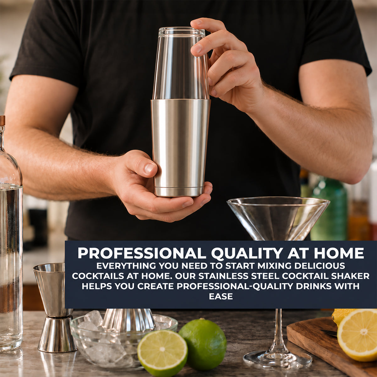 Boston Cocktail Shaker Set