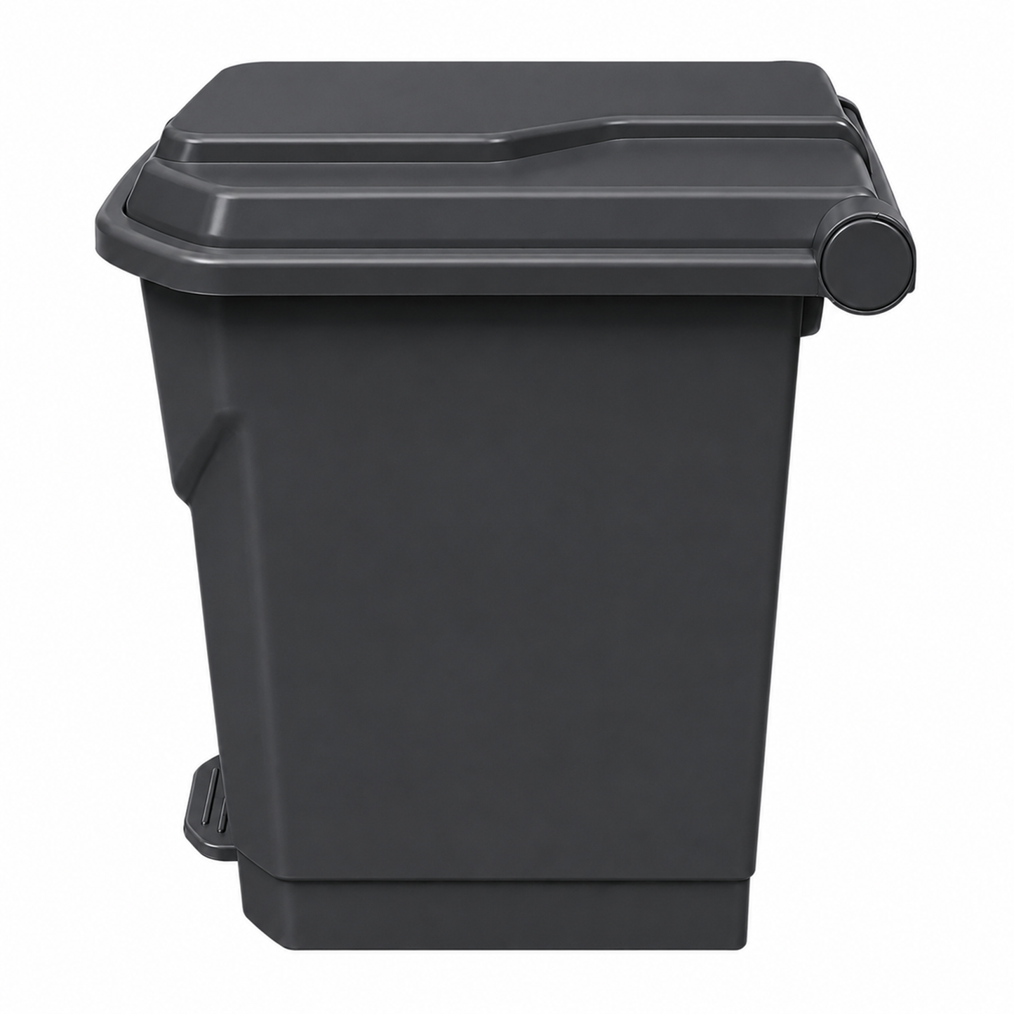 30L grey polypropylene pedal bin for offices schools clinics and care homes