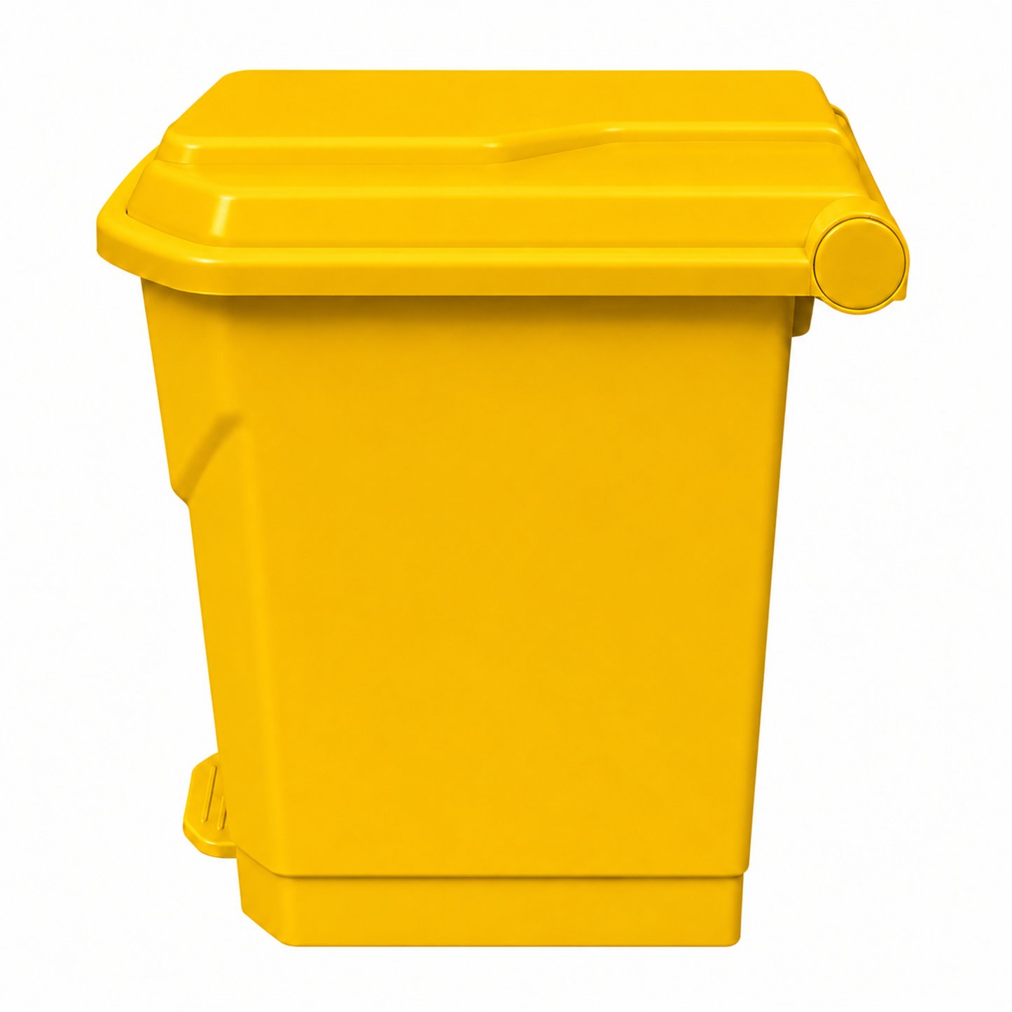 30 Litre Yellow Clinical Waste Step-on Pedal Bin - Hands-Free Waste Bin for Hospitals, Clinics & Office