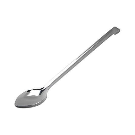 Genware NEV-6340 Serving Spoon with Hook Handle, Stainless Steel, 350 mL - Premium BISS from Genware - Just £5.22! Shop now at Chabrias Ltd