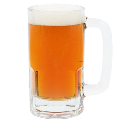 Chabrias Ltd Beer Wagon Mug Glass with Handles Beer Tankard (10oz 296ml) - Premium Kitchen from Chabrias Ltd - Just £9.99! Shop now at Chabrias Ltd