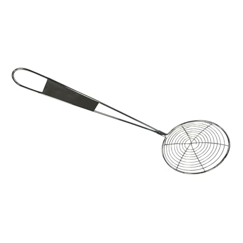 Chabrias Ltd Stainless Steel Strainer Fat Skimmer Ladle with Ergonomic Handle Wire Skimmer Spoon with Spider Mesh Filter for Frying, Straining, and Skimming – Heavy Duty - Premium Kitchen from Chabrias Ltd - Just £6.99! Shop now at Chabrias Ltd