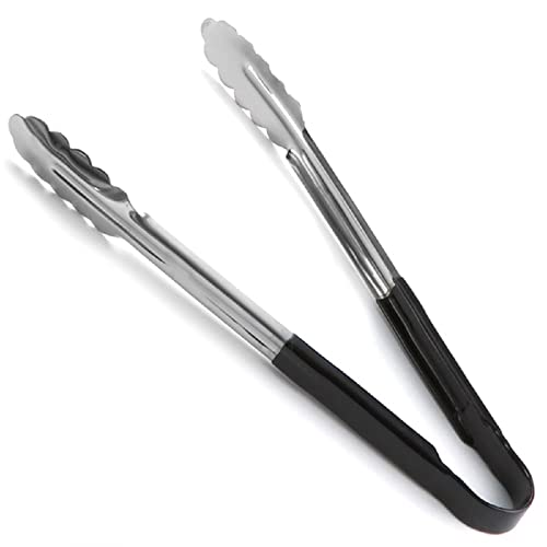 Chabrias Ltd 12" Utility Kitchen Tongs Cooking Tongs Stainless Steel Colour Coded Serving Tongs - Premium Kitchen from Chabrias Ltd - Just £5.75! Shop now at Chabrias Ltd