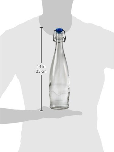 Borgonovo Glass bottle with swing top - Premium Home from Chabrias Ltd - Just £39.99! Shop now at Chabrias Ltd