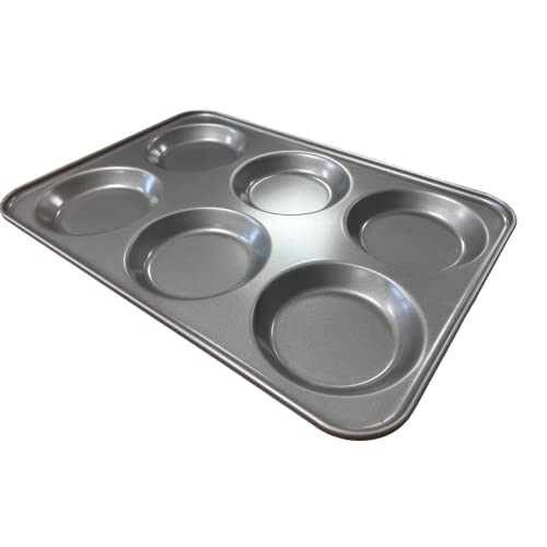 Chabrias Ltd 6 Cup Large Yorkshire Pudding Oven Tray Non Stick Made in England - Premium Kitchen from Chabrias Ltd - Just £9.99! Shop now at Chabrias Ltd