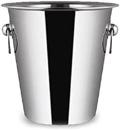 Chabrias Ltd Champagne Wine Ice Bucket, Ice Bucket, Champagne Bucket, Beer Cooler, Drinks Cooler, Wine Bucket, Ice Buckets, Wine Cooler Bucket, 5 Litre in High Polished Stainless Steel (5 Litre) - Premium Kitchen from Chabrias Ltd - Just £8.50! Shop now at Chabrias Ltd