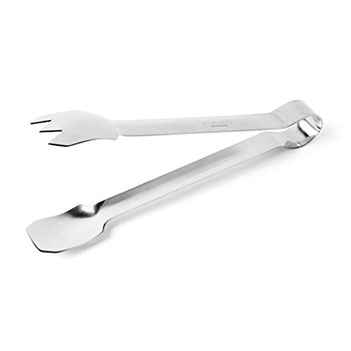 Vogue Food Tongs 8In 35X210mm Stainless Steel Kitchen Serving Utensil - Premium Home from Chabrias Ltd - Just £5.99! Shop now at Chabrias Ltd