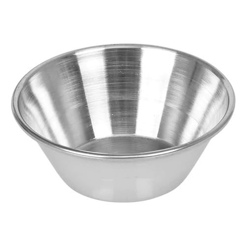 12 Pack Stainless Steel Condiment Sauce Ramekin Cups - Premium Kitchen from Chabrias Ltd - Just £8.99! Shop now at Chabrias Ltd