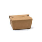 Chabrias Ltd Kraft Paper Meal Box 22oz(650ml) 103x105x65mm 50x Biodegradable Eco Friendly Takeaway Takeout Clamshell Container - Premium Home from Chabrias Ltd - Just £9.49! Shop now at Chabrias Ltd