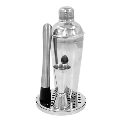 Premium Stainless Steel Cocktail Set, Shaker, Cocktail Bar Tray, Thimble Set, Cocktail Set, Measuring Set, Shot Meaures, Bar Spirit Measures - Premium Home from Chabrias Ltd - Just £18.04! Shop now at Chabrias Ltd