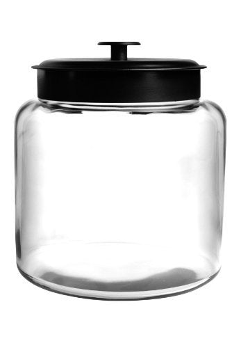 Anchor Hocking 1.5-Gallon Montana Jar with Black Metal Lid by Anchor Hocking - Premium Home from Chabrias Ltd - Just £29.99! Shop now at Chabrias Ltd