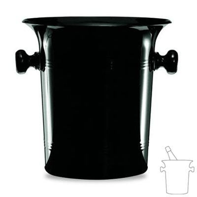 Black Plastic 2 Handles Wine Bucket & Cooler/Ice Bucket - Premium Home from Chabrias Ltd - Just £9.99! Shop now at Chabrias Ltd