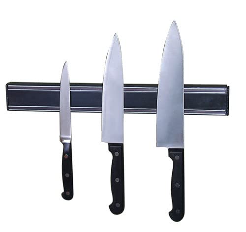 Chabrias Ltd Magnetic Knife Strips, 18 Inch Magnetic Knife Storage Strip, Knife Holder, Knife Bar Block Magnet, Kitchen Utensil Holder, Tool Holder, Multipurpose Magnetic Knife Rack - Premium Home from Chabrias Ltd - Just £8.99! Shop now at Chabrias Ltd